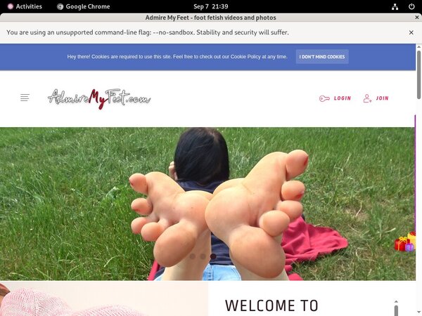 Admire My Feet Price