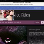 Alice Kitten Porn Video