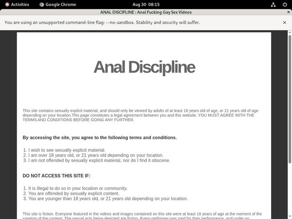 Analdiscipline Discount Passes