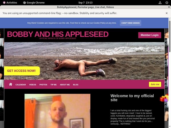 Bobbyappleseed.modelcentro.com With Euros