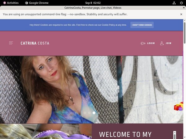 CatrinaCosta Mobile Account