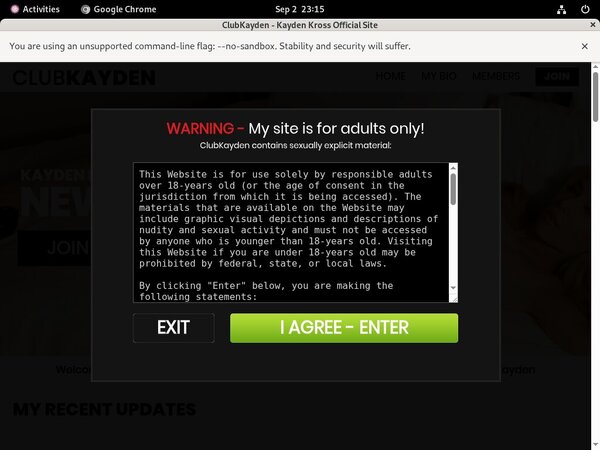 Club Kayden Passwords Accounts