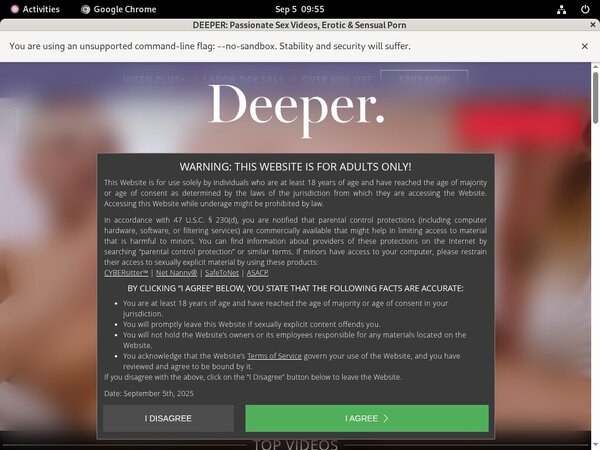 Deeper.com Porn Site