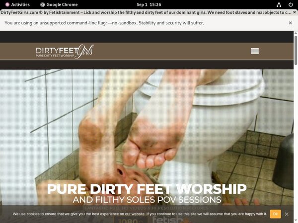 Dirty Feet Girls Subscription Deal