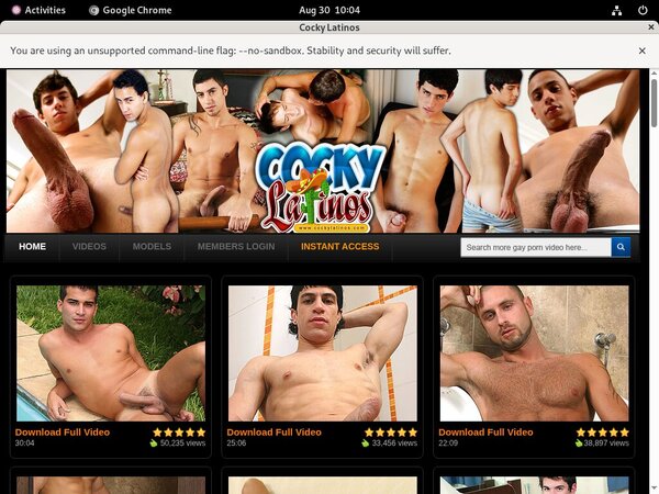 Discount For Cockylatinos