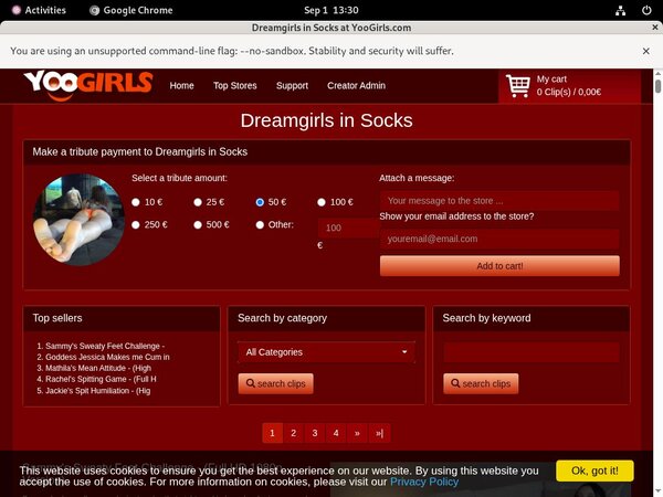 Dreamgirls In Socks