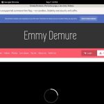 EmmyDemure Register Form