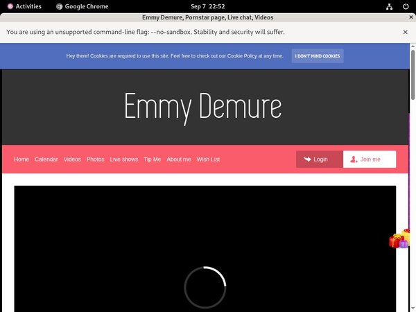 EmmyDemure Register Form