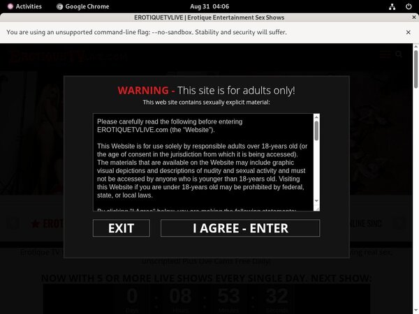 Erotiquetvlive Full Free