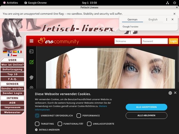 Fetisch Live Sex Without CC