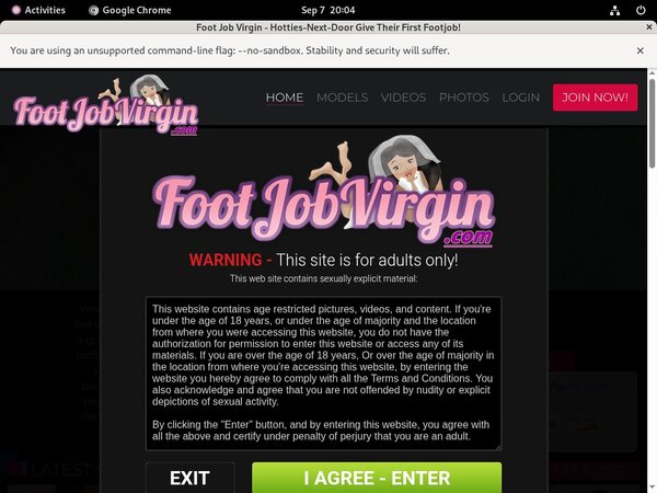 Foot Job Virgin Discount (SAVE 50%) Foot Job Virgin Discount (SAVE 50%)