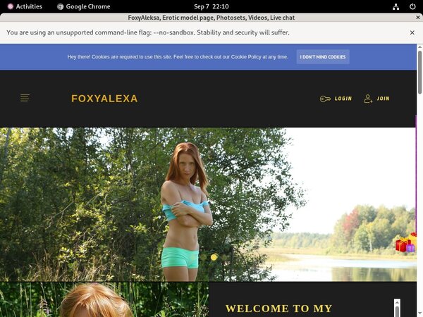 Foxyaleksa.com Trial Membership Free