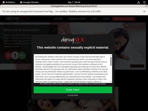 Free Daringsexhd.com Discount Membership