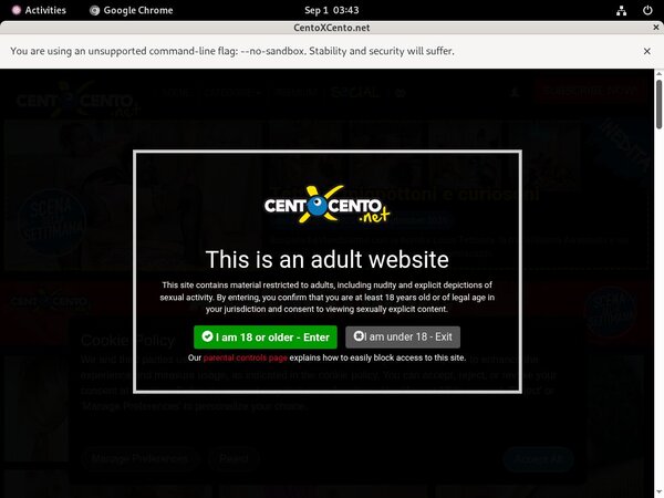 Get Centoxcento Free Trial
