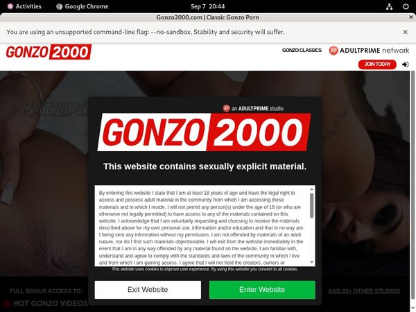 Gonzo2000 Account Info