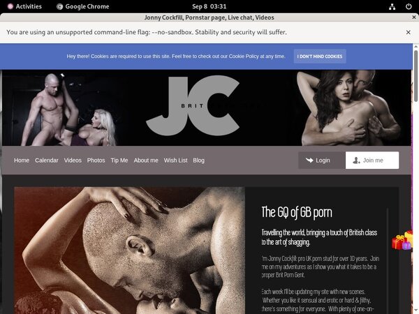 Jonnycockfill.modelcentro.com With JCB Card