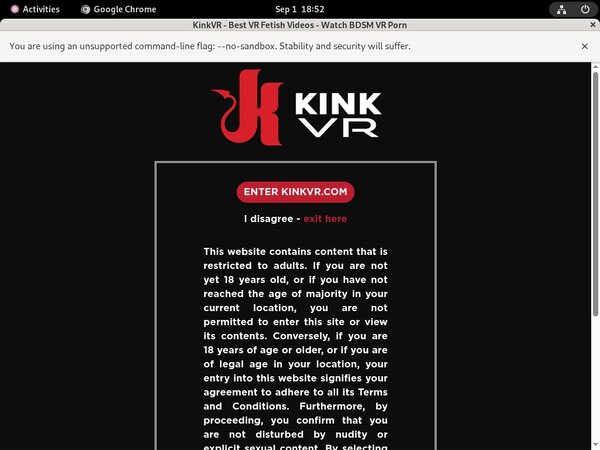 Kink VR Discount Join Page