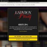Ladyboy Pussy Pass Word