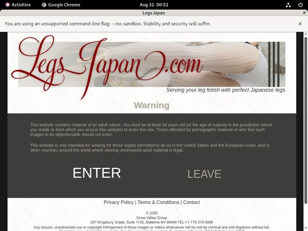 Legs Japan Accounts Password