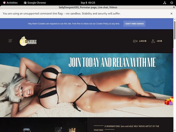 Logins For Sallydangeloxxx.com Free