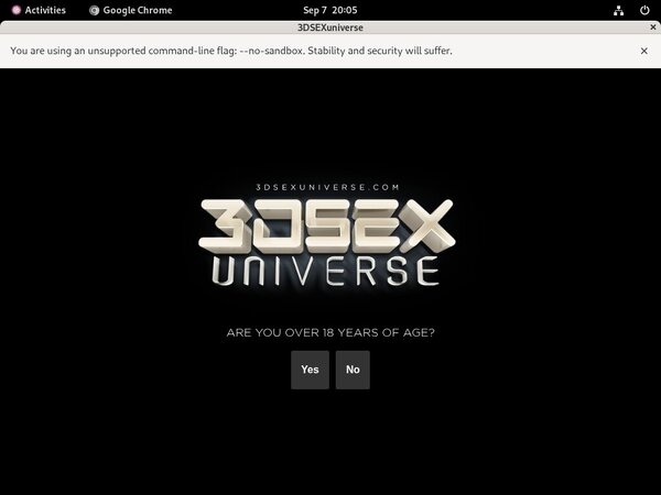 Make 3dsexuniverse.com Account