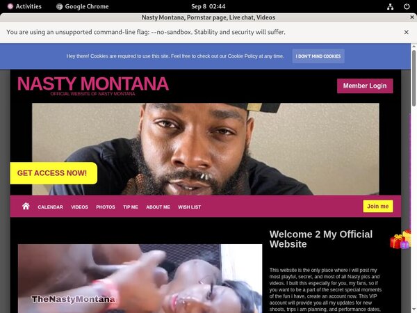 Nastymontana.com Password 2018