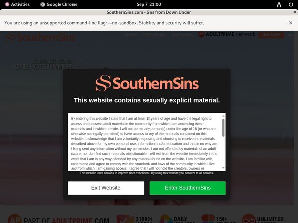 Password Southernsins Free