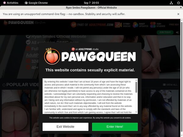 Pawgqueen Sign Up Form