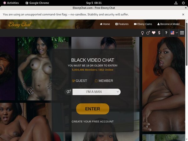Photo Ebony Chat