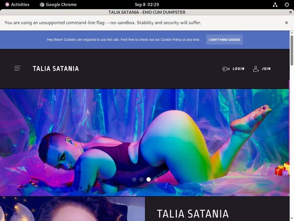 Premium Taliasatania.modelcentro.com Account