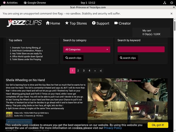 Scat-princess Sign Up Form