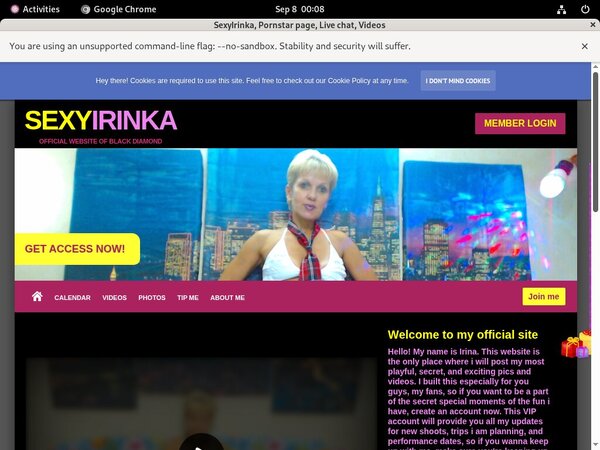 SexyIrinka Register