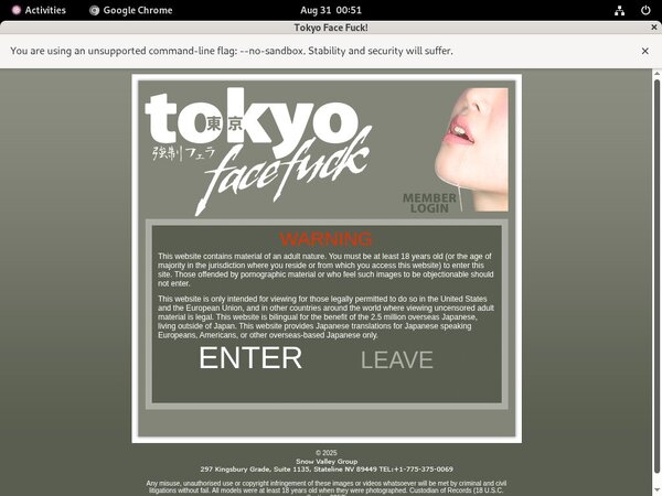 Trial Tokyofacefuck.com Account