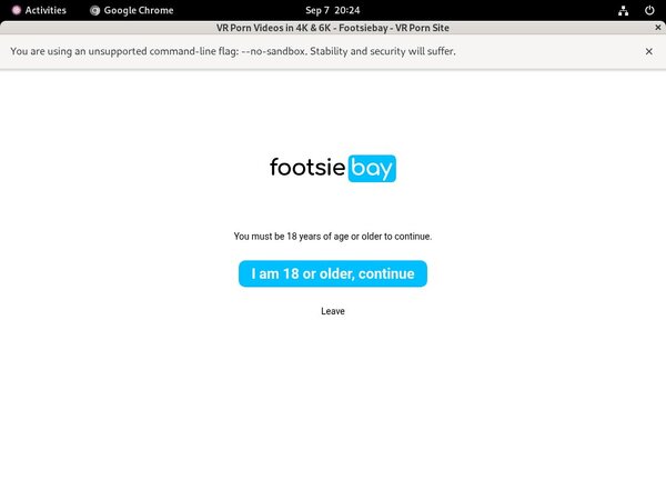 Try Footsie Bay