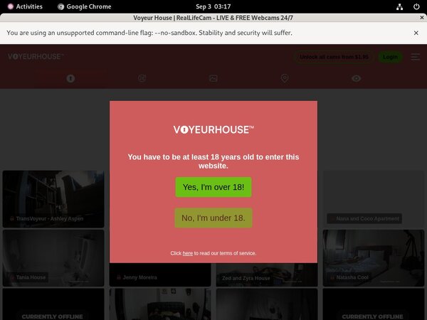 Voyeur House Discount Sign Up Voyeur House Discount Sign Up