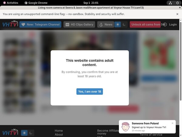 Voyeur-house.tv Model List