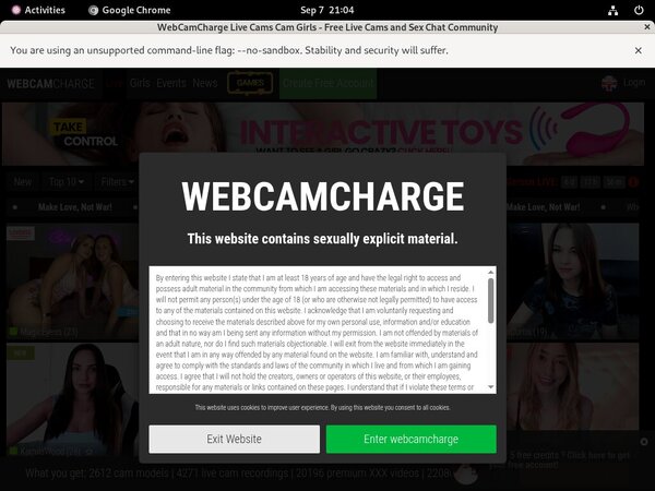 Webcam Charge Coupon