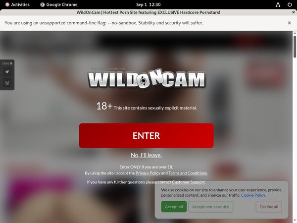 Wild On Cam Checkout