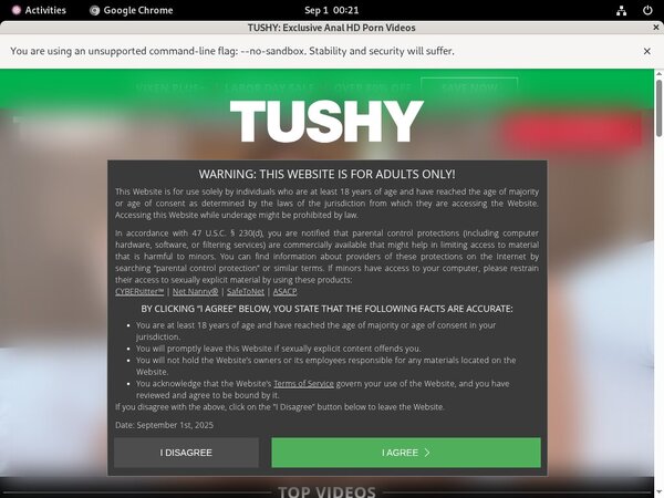 Tushy Paypal Order